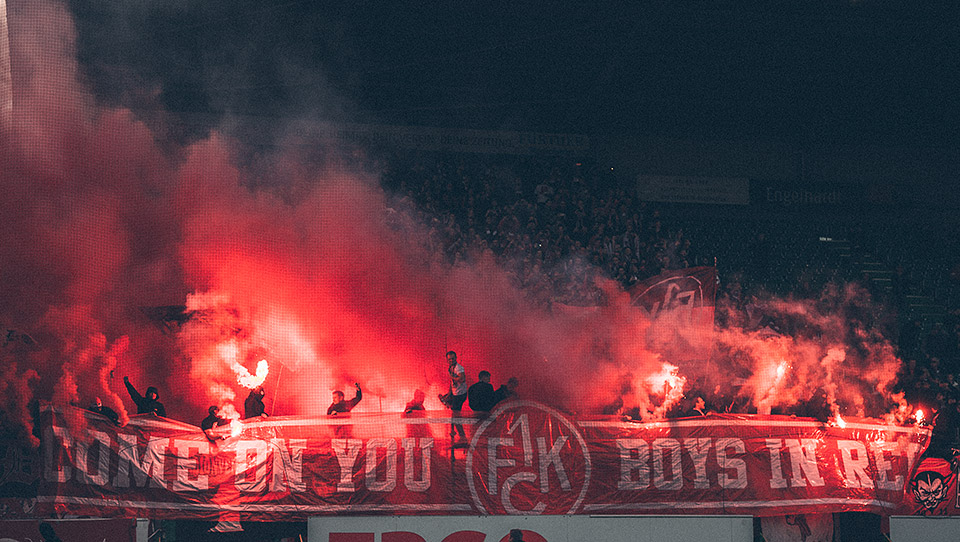 SpVgg Fürth – Kaiserslautern Gästeblock