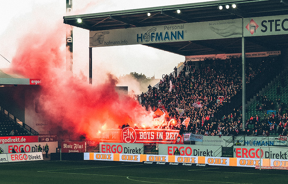 SpVgg Fürth – Kaiserslautern Gästeblock